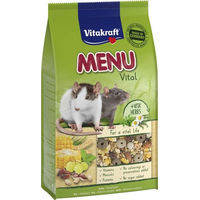 Produktbild von Vitakraft Premium Menü Vital Hauptfutter für Ratten ohne tierisches Protein 1 kg - 1 kg