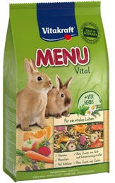 Vitakraft Premium Menü Vital Zwergkaninchen Hauptfutter ohne tierisches Protein 1 kg - 1 kg – Bild 1 von 13