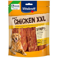 Produktbild von Vitakraft Pure Chicken Strips XXL Hundetrockenfleisch Huhn getreidefrei und ohne Zucker 3x 250g