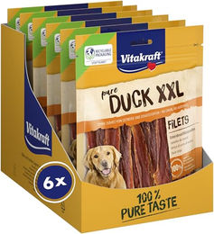 Vitakraft Pure Duck XXL Hundeleckerli Entenbrustfiletstreifen Monoprotein ohne Zucker 6x 250g - 6 x 250 g – Bild 1 von 5