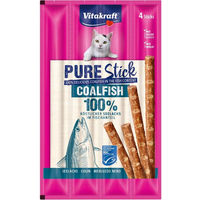 Produktbild von Vitakraft Pure Stick Seelachs MSC-zertifizierte Crunchy Sticks für Katzen 4 x 5 g - 4 x 5 g