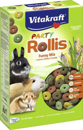 Vitakraft Rollis Party Kräcker Leckerli für Kaninchen und Nagetiere 500 g - 2 x 500 g – Bild 1 von 7