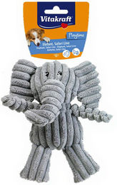 Vitakraft Safari Line Plüsch Elefant Hundespielzeug Grau 17 cm – Bild 1 von 1