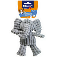 Produktbild von Vitakraft Safari Line Plüsch Elefant Hundespielzeug Grau 17 cm