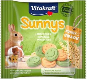 Vitakraft Sunnys Leckerlies für Kaninchen und Meerschweinchen 50 g - 10 x 50 g – Bild 1 von 3