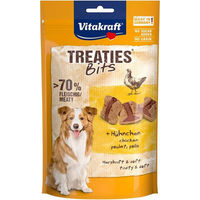 Produktbild von Vitakraft Treaties Bits Belohnungssnack Huhn für Hunde 3x120g