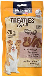 Vitakraft Treaties Bits Hundesnack Huhn und Schwein mit hohem Fleischanteil und ohne Zucker 6x120g - 6 x 120 g – Bild 1 von 4
