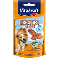 Produktbild von Vitakraft Treaties Minis Hundesnack Lachs mit hohem Fleischanteil für erwachsene Hunde 8 x 48g