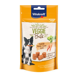 Produktbild von Vitakraft Veggie Bits Karotte Belohnungssnack Vegan Ohne tierisches Protein 4x40g