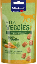 Vitakraft Veggie Bits Karotte Veganer Belohnungssnack ohne tierisches Protein 40 g - 40 g – Bild 1 von 4