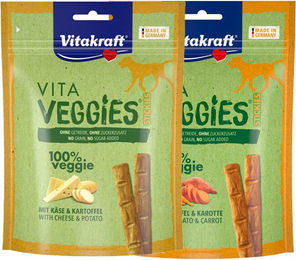 Vitakraft Veggies Sticks Süßkartoffel und Karotte 80g - 80 g – Bild 1 von 3