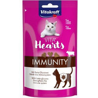 Produktbild von Vitakraft Vita Hearts Immunity Katzen Leckerli Rind Adult 9 x 40 g
