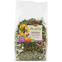 Produktbild von Vitakraft Vita Herbal Duo Snack Gemüsewiese für Kaninchen und Nager mit getrockneten Kräutern vegan 400 g - 400 g