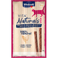 Produktbild von Vitakraft Vita Naturals Crunchy Sticks Huhn Leckerli für Hunde 10x4 Stück
