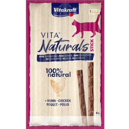 Vitakraft Vita Naturals Crunchy Sticks Huhn Leckerli für Katzen 4 Stück – Bild 1 von 5