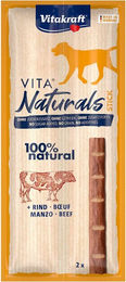 Produktbild von Vitakraft Vita Naturals Kausnack Stick Rind ohne Farb- und Aromastoffe sowie ohne Konservierungsstoffe 28x2St