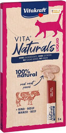 Vitakraft Vita Naturals Liquid Snack Rind Paste für Katzen 5 x 15 g - 20 x 15 g – Bild 1 von 5