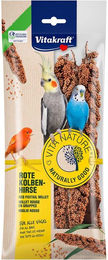 Vitakraft Vita Nature Rote Kolbenhirse für Ziervögel 80g ohne tierisches Protein - 10 x 80 g – Bild 1 von 2