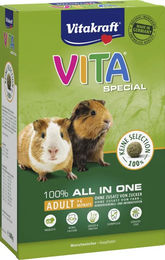 Vitakraft Vita Special Adult Meerschweinchen Hauptfutter 600 g ohne Farb- und Aromastoffe sowie Konservierungsstoffe und Zuckerfrei - 600 g – Bild 1 von 7
