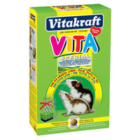 Produktbild von Vitakraft Vita Special Rattenfutter Hauptfutter ohne Farb- und Aromastoffe, Zuckerfrei, 600 g