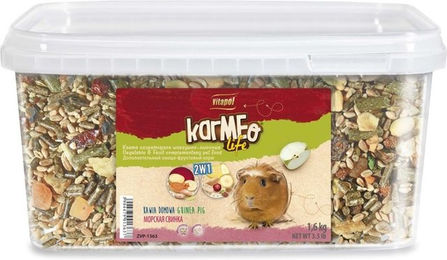 Produktbild von Vitakraft Vitapol 2in1 Ergänzungsfutter für Meerschweinchen vegan ohne tierisches Protein 1,6 kg - 1,6 kg