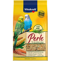 Produktbild von Vitakraft Wellensittich Perle Premium Hauptfutter Jod-Vital-C Honig 500g ohne tierisches Protein - 500 g