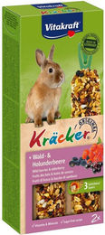 Produktbild von Vitakraft Zwergkaninchen Kräcker mit Wald- und Holunderbeere