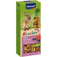 Produktbild von Vitakraft Zwergkaninchen Kräcker mit Wald- und Holunderbeere