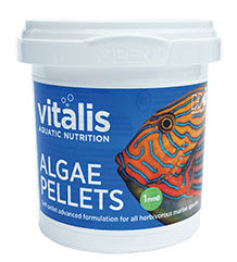 Produktbild von Vitalis Algae Pellets Fischfutter für Meerwasserfische 70 g