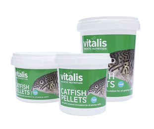Produktbild von Vitalis Catfish Pellets Süßwasser Fischfutter für Welse und Bodenfische 260g - 260 g