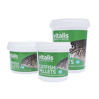 Produktbild von Vitalis Catfish Pellets Süßwasser Fischfutter für Welse und Bodenfische 260g - 260 g