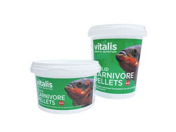 Produktbild von Vitalis Cichlid Carnivore Pellets 4mm Fischfutter für Buntbarsche 1,8kg