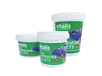 Produktbild von Vitalis Cichlid Carnivore Pellets für Buntbarsche 1mm 1,8kg