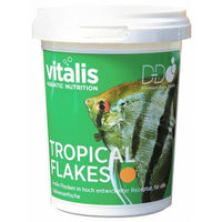 Produktbild von Vitalis Tropical Flakes Fischfutter für Süßwasserfische und Diskus 40g - 240 g