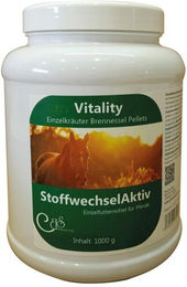 Vitality StoffwechselAktiv Brennessel Pellets Getreidefrei Ergänzungsfutter ohne tierisches Protein 1000g – Bild 1 von 3