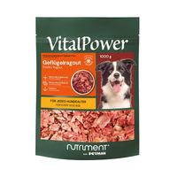 Produktbild von VitalPower Geflügelragout Huhn Monoprotein Sensitive für alle Altersstufen 1000 g