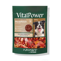 Produktbild von VitalPower Pferdefleisch Monoprotein Hypoallergen Light für Pferde 1000 g