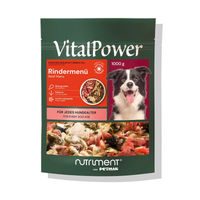 Produktbild von VitalPower Rindermenü Monoprotein Hundefutter 1000 g