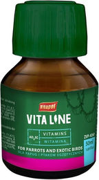 Produktbild von VITAPOL AD3EC Vitamintropfen für exotische Vögel zur Unterstützung von Immunsystem sowie Gelenken und Knochen 50ml - 50 ml