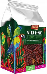 Produktbild von VITAPOL Chilischoten Fruchtsnack für Papageien ohne tierisches Protein 40g - 40 g