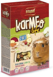 Produktbild von VITAPOL Ergänzungsfutter für Meerschweinchen 2in1 Obst und Gemüse vegan ohne tierisches Protein 340g - 340 g