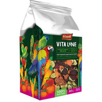 Produktbild von VITAPOL Gemüsesnack Frucht & Gemüse Leckerli für Papageien und exotische Vögel 80g - 80 g