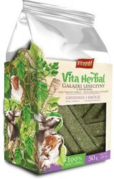 Produktbild von VITAPOL Haselzweige mit Petersilie für Kaninchen und Nager 50 g