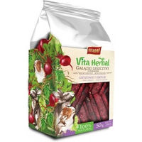 Produktbild von VITAPOL Haselzweige mit Roter Bete für Kaninchen und Nagetiere 50 g - 50 g