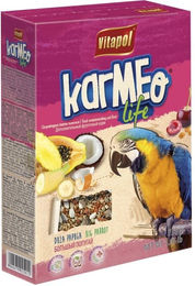 Produktbild von VITAPOL Karmeo Life Papageienfutter mit Obst 750g Fruchtsnack ohne tierisches Protein - 0,75 kg