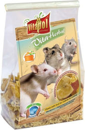 Produktbild von VITAPOL Kräcker Snack für Nagetiere wie Hamster Maus und Ratte vegan und ohne tierisches Protein 130g