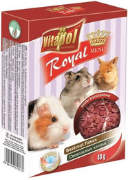 Produktbild von VITAPOL Menü Flocken Rote Bete Getreidefrei Ergänzungsfutter für Hamster 40 g - 40 g
