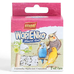 Vitapol Mineralblock mit Nigella Sativa Twinpack Gesundes Leckerli für kleine Vögel – Bild 1 von 1