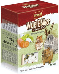 Produktbild von VITAPOL Nagerstein Gemüse für Kaninchen 190 g