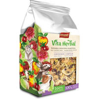 Produktbild von VITAPOL Obst- und Gemüsepantry Vitamin Ergänzungsfutter für Chinchillas und Kaninchen vegan 100 g - 100 g